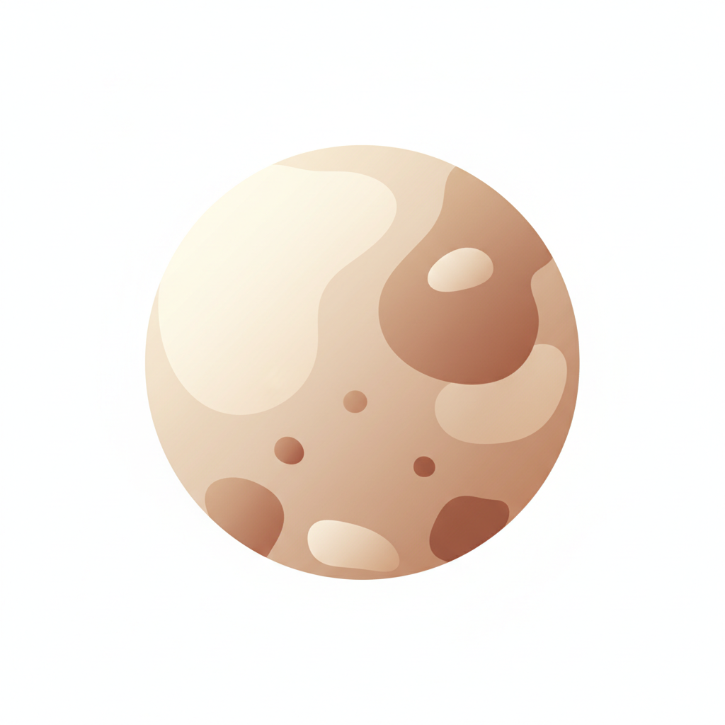 an icon demonstrating uneven skin tone