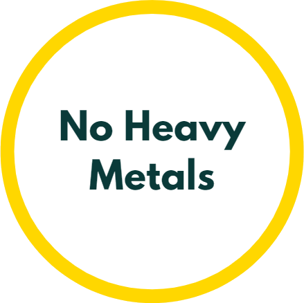 no heavy metals