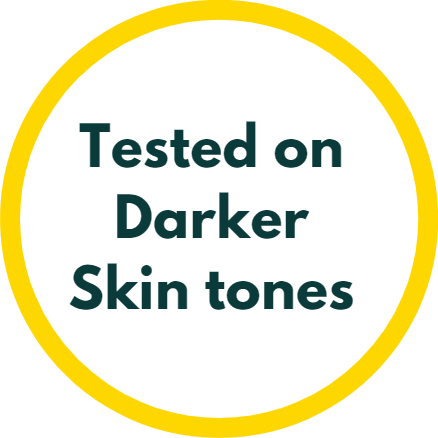 tested on darker skin tones